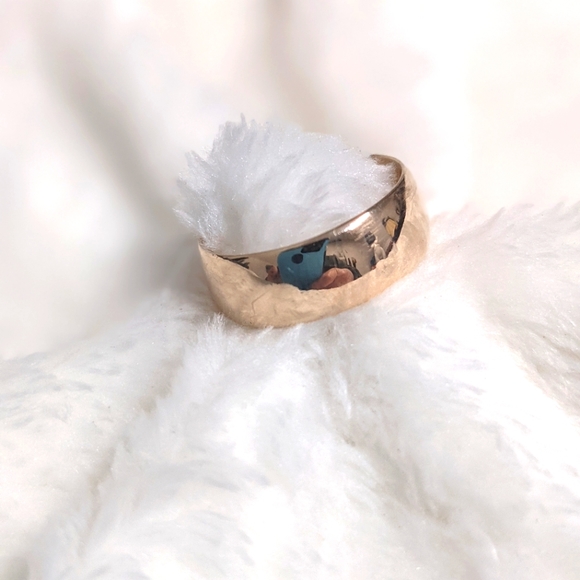 Jewelry - Vintage 1940's - 14k Gold Ring - 6mm Wide Band